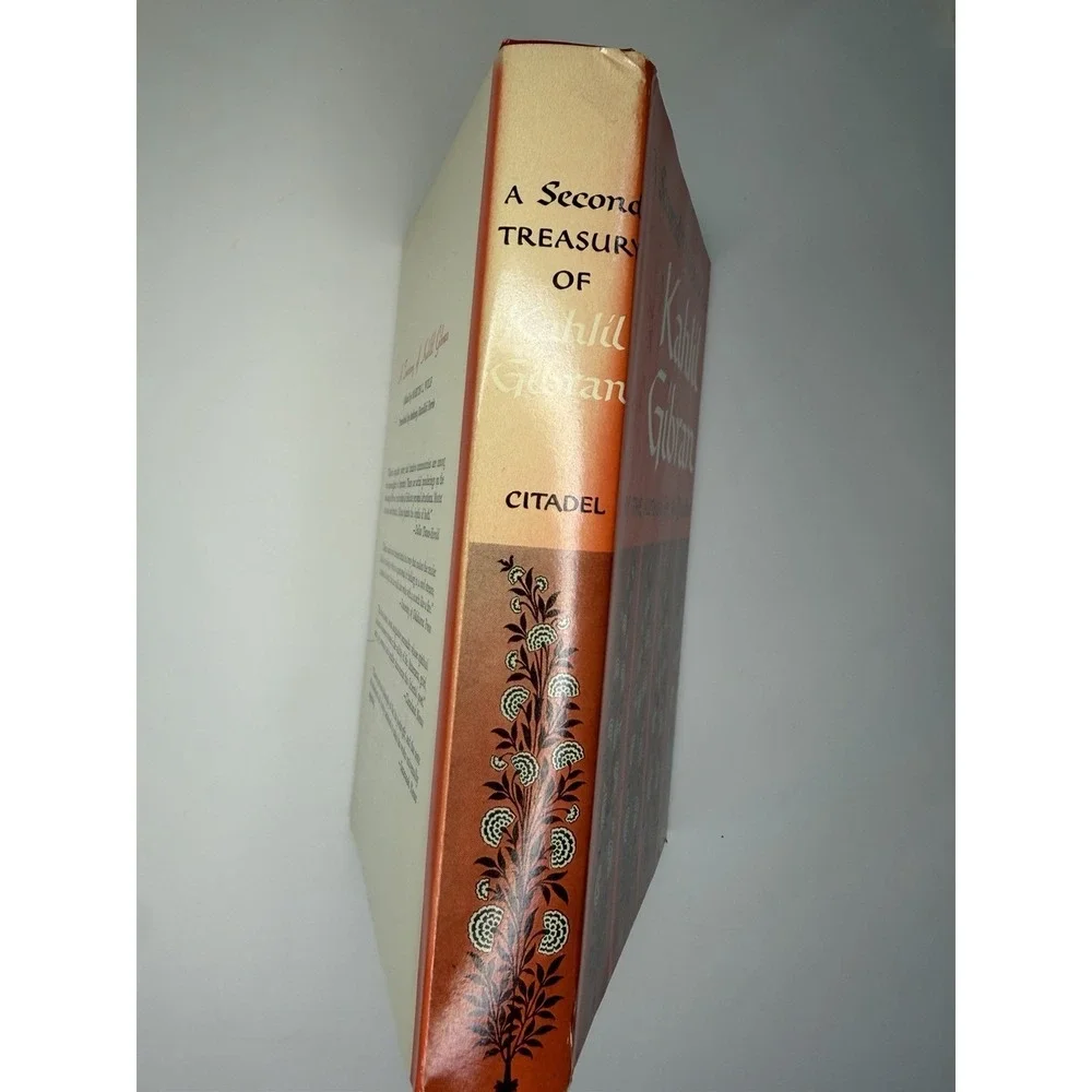 A Second Treasury of Kahlil Gibran Hardcover Citadel Press Philosophy Vintage